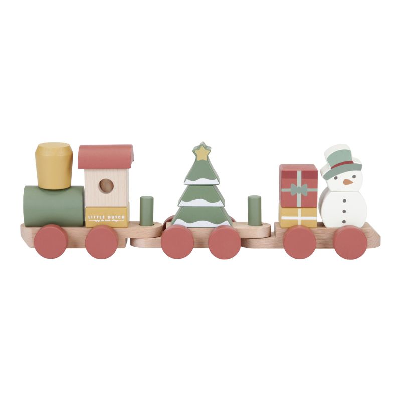 Little Dutch Stacking Train - Christmas